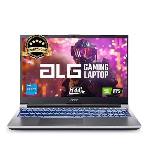 Acer ALG, 13th Gen Intel Core i5-13420H, NVIDIA GeForce RTX 3050-6GB DDR6, 16GB RAM, 512GB SSD, FHD 15.6"/39.62 cm, 144Hz, Windows 11 Home, Steel Gray, 1.99 KG, AL15G-53,Gaming Laptop