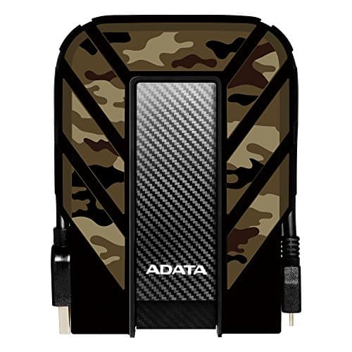 ADATA Hd710M Pro 2Tb 2.5 Inch/8.89 Cm Sata Iii External Hard Drive/HDD with Ip68 Rating for Windows,Mac,Linux,Ps5&Xbox Series X with Waterproof&Shockproof Technology(Ahd710Mp-2Tu31-Ccf) USB